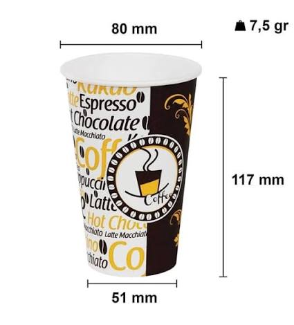 PAP BECHER 300 ML