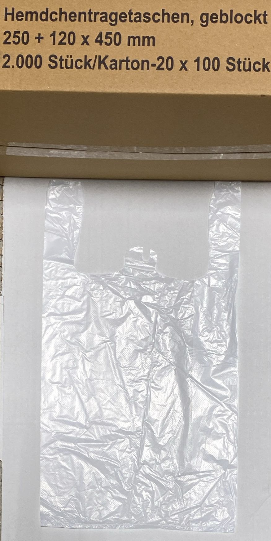 WEISS TÜTE PLASTIK-2000ER