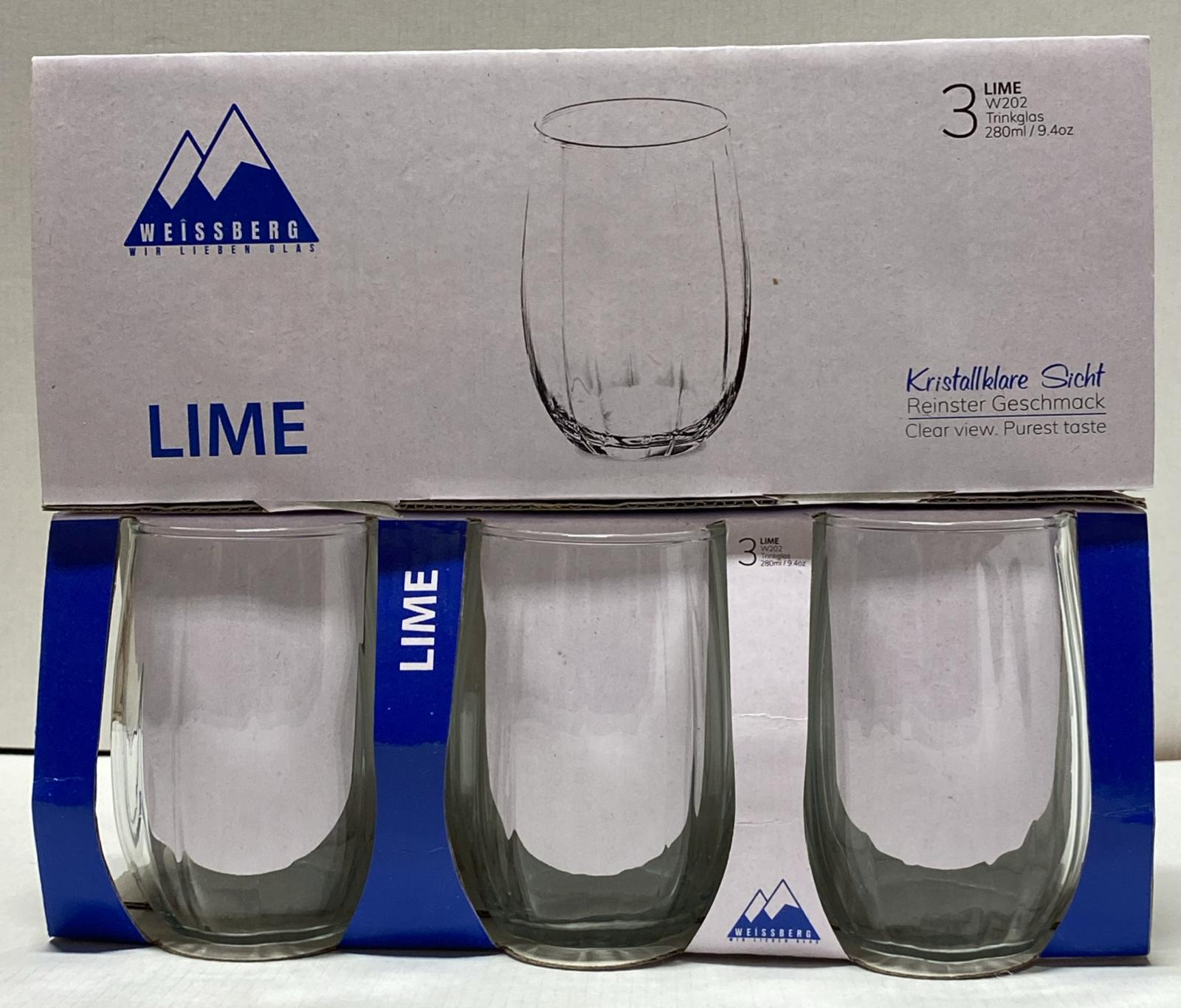 WASSERGLÄSER-LIME