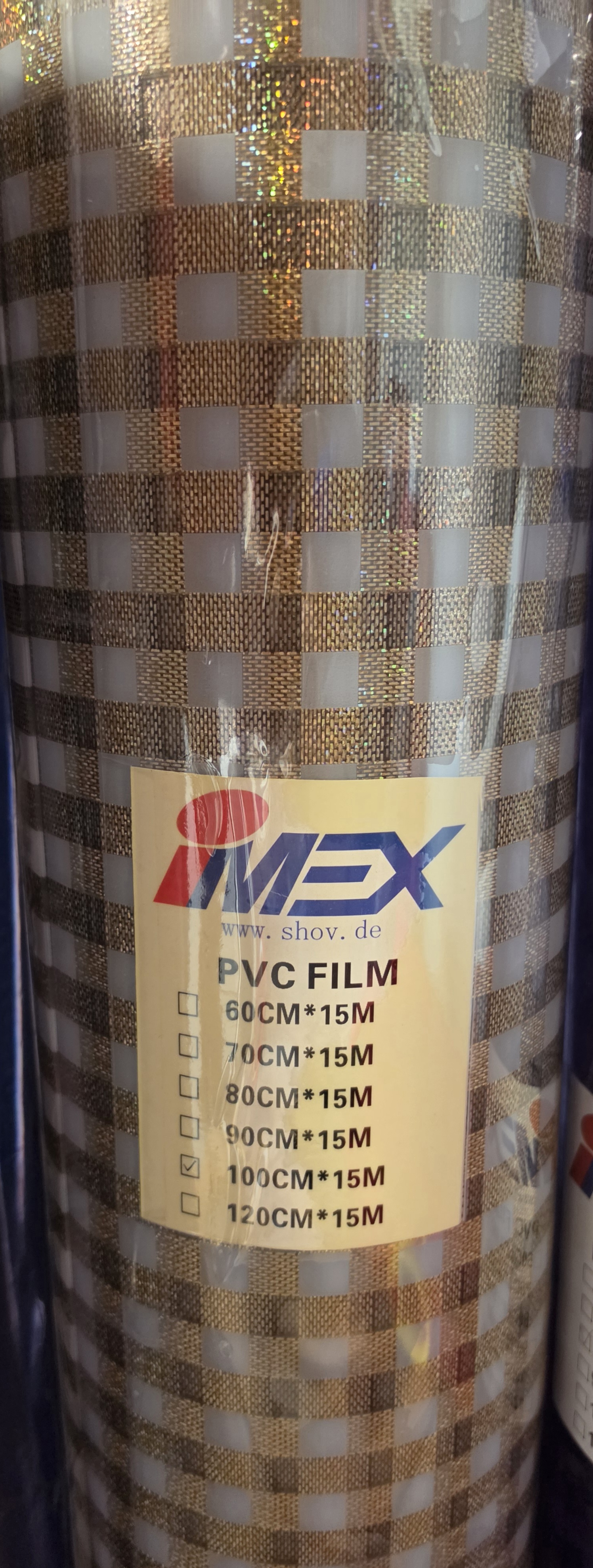 PVC ALTUNKARE MUSTER 100cm